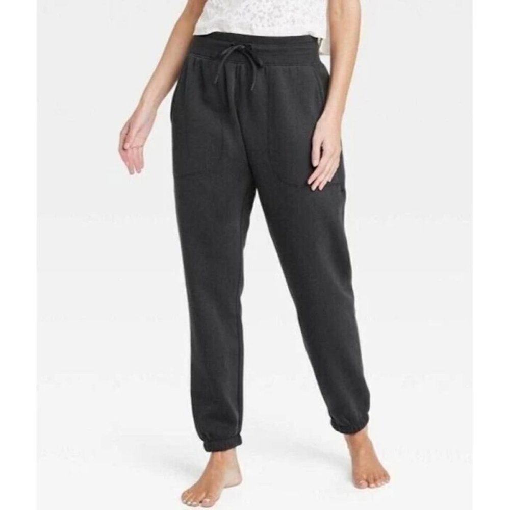 All in One Black super-soft Jogger Sweats: XL